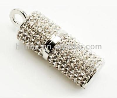 China Metal OEM Jewelry Lipstick USB Flash Memory for sale