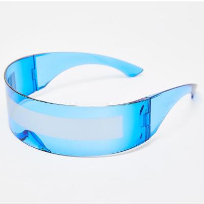 China Fashion sunglasses X-men's eyewear one lens fashion eye wear, candy color sunglasses for sale