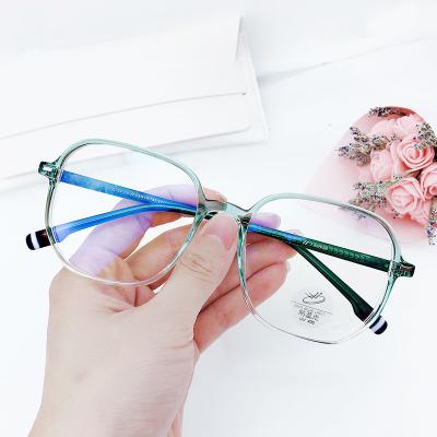 China New-Fashion Vintage Color Women's Square TR90 Round Frame Clear-lens Glass-frame Optical Frame, Unisex for sale