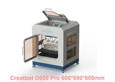 중국 슈퍼 큰 인쇄 크기 산업 학년 3d 프린터 FDM 스타일 Creatbot D600 프로 판매용