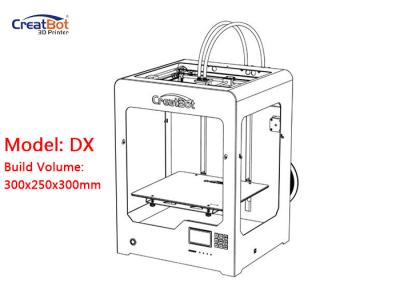 China 300W Power Dual Nozzle 3d Printer CreatBot DX Touch Screen Remote Feeding for sale