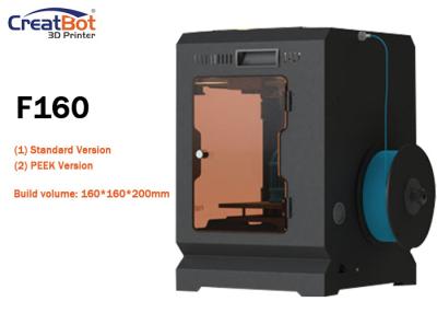 China Impresora automática CreatBot voltaje 110V de alta resolución/220V de F160 del marco metálico 3d en venta