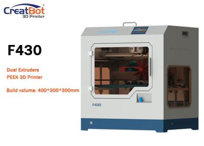 China De Vezel 3D Printer CreatBot F430 van de hoge Resolutiekoolstof voor Ruimte/Elektronika Te koop