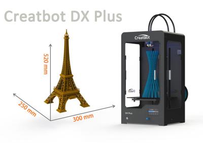 China A impressora dupla dois da extrusora 3D do grande tamanho provê de bocal a máquina Creatbot DX da impressora de FDM 3D mais à venda