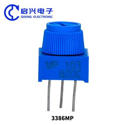 China 3386P-1-103 10K 1k 2k 5k 10k 20k 0.5W 1/2W PC Pins Through Hole Trimmer Potentiometer Cermet 1 Turn Top Aanpassing Te koop