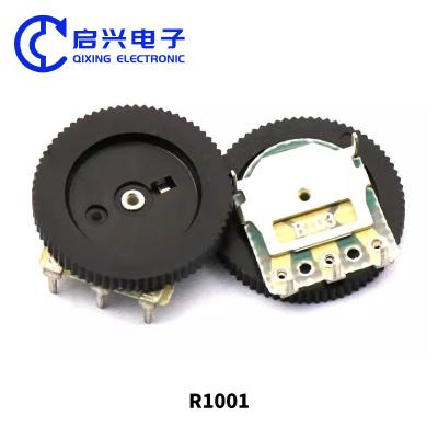 Cina Potenziometro a ruota a quadrante da 1K Ohm per il controllo dell'interruttore di volume audio stereo 16x6mm in vendita