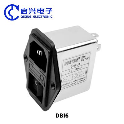 China DAP3 1-20A PCB Mount 5 Pin EMI Power Filter Single Phase Bipolar EMI Filter for sale