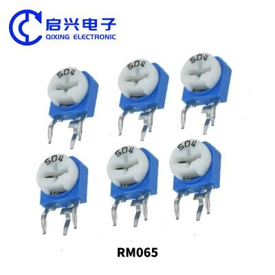 China RM065 Blue White Trimmer Potentiometer Variable Adjustable Resistor RM065 101/501/102/103/104-503 for sale