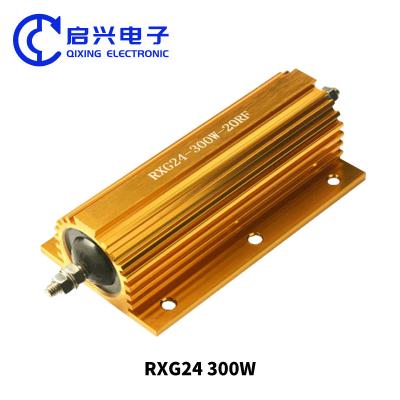 China RXG24 High power wirewound resistor 50W 100ohm Brake resistors for sale