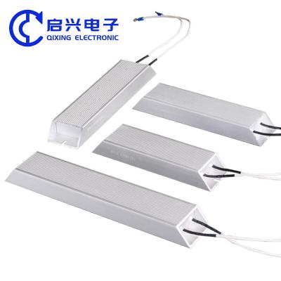 China Rxlg Aluminum Shell Resistor 50 ohm 60w 80w 100w 120w 150w 200w 500w 800w 1000w 2000w 5000w Braking Resistor for sale