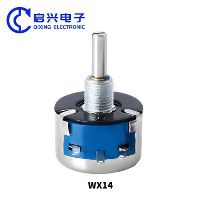 China Single Circle WX14-12 3W Wirewound Potentiometer 1K 2K2 3K3 4K7 20K 10K 22K 100R 470R for sale