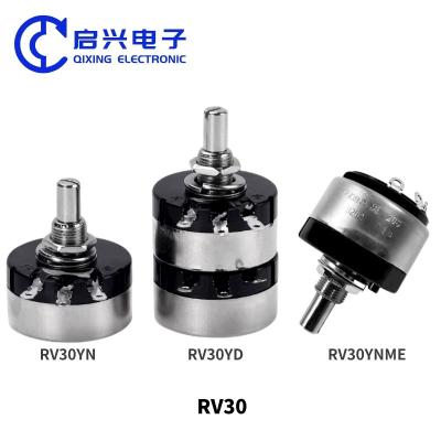 Chine Potentiomètre à film de carbone à bobine simple avec commutateur RV30YN20S RV30YNME20S B502 5K à vendre