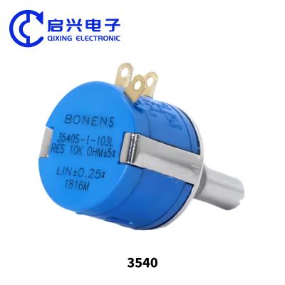 China 10k Wire Wound Präzisionspotentiometer WXD3540 2w 10 Dreh zu verkaufen