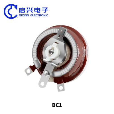 China BC1 Disc Adjustable Resistance Wire Wound Ceramic Disk Resistor with Adjustable Parts for sale