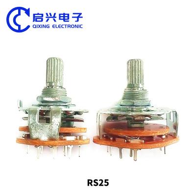 China bonens RS25-1-12 Shaft Band Selector Rotary Switch for sale