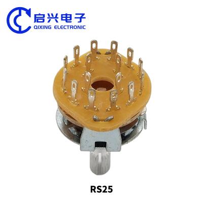 Cina 5Pin 1P4T 1 Pole Rotary Switches 4 Position Selector Switch 2Pcs RS25 1*4 in vendita