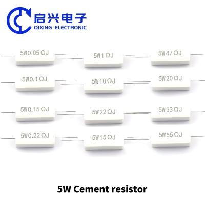 China Ceramic Resistor 5W 10W 0.25R 0.5R 3R 27R 12R 100R 5% for High-Power Applications for sale