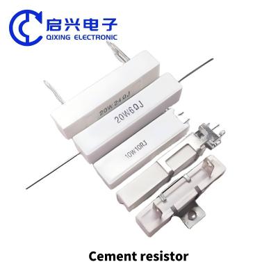 China Corrosion-Resistant Ceramic Resistor 5W 10W 0.25R 0.5R 3R 27R 12R 100R 5% for High-Power for sale