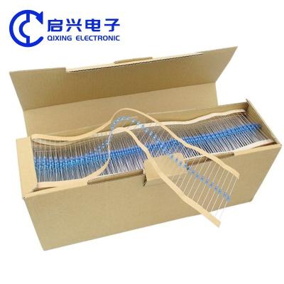 China Color ring resistance 1/8W 1/4W 1/2W 1W 2W 3W 5W 17k 22k ohm resistor metal film resistor for sale