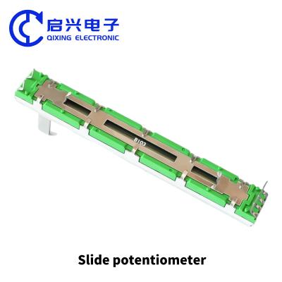 China Potentiometer manufacturer supply 10k 50k 100k with 30mm 45mm 60mm travel linear slide potentiometer fader for sale