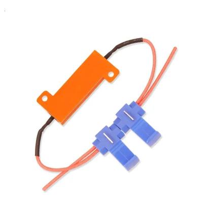 China 50W 6rj car led load resistor RXG24 Gold Aluminum Shell Resistors for sale