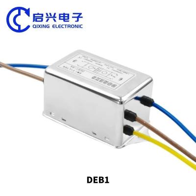 China DEB1 220v 20a vermogenfilter emi filter Fabrikant Eénfasig industrieel emi filter 1A 3A 6A 10A Te koop