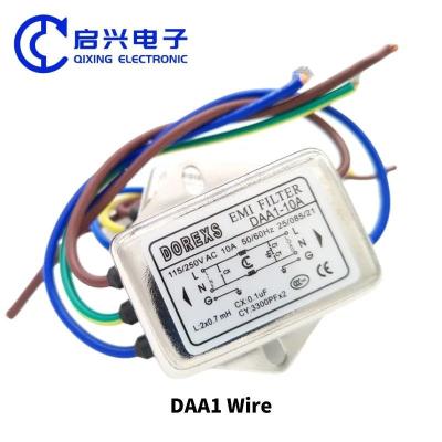 China daa1 AC emi line filter  220V 1A 3A 6A for sale