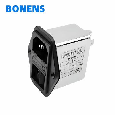 China Dbi6 Emc Emi Noise Filter With Fuse And Switch 220v Low Pass Filter Widely Used Nois Filter 1a 3a 6a 10a for sale