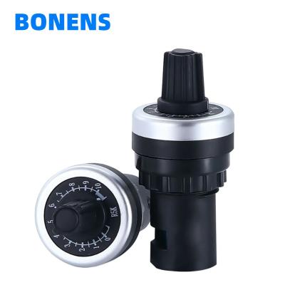 Cina BONENS LA42DWQ-22 4.7K Knob di Ohm Spinta rotativa Potenziometro Potenziometro Pot Inverter Converter Resistenza Variabile Velocità Azionamento Poten in vendita