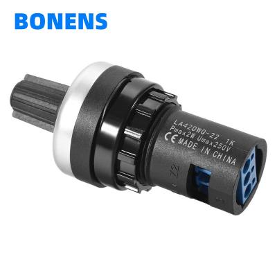 China BONENS LA42DWQ-22 10K Ohm Knob Rotary Switch Potentiometer Pot Inverter Converter Resistance Variable Speed Drive Potent for sale