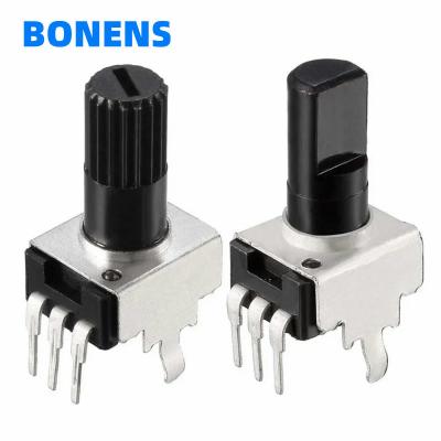 China 10pcs Rv09 Vertical 12.5mm Shaft 1k 2k 5k 10k 20k 50k 100k 0932 Adjustable Resistor 9 Type 3pin Seal Potentiometer for sale