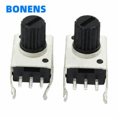 China Rv09 Vertical 12.5mm Shaft 1k 2k 5k 10k 20k 50k 100k 0932 Adjustable Resistor 9 Type 3pin Seal Potentiometer for sale