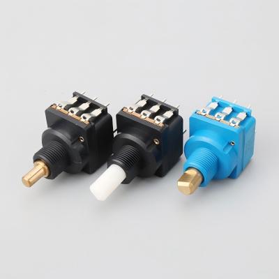 China WH116AK Carbon Film Rotary Potentiometer With Push Switch For Electronic Instruments for sale