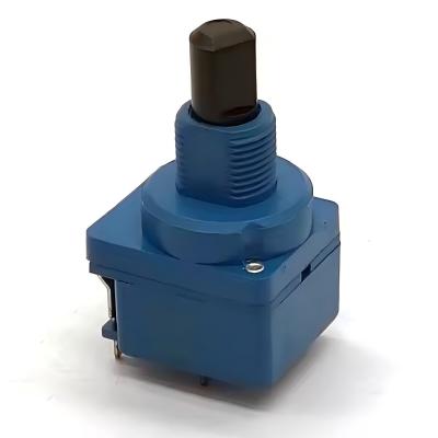 China WH116AK Professional OEM ROHS Carbon Film 16mm 10K 47k 50K 100K 500K Rotary Potentiometer With 10A Rotary Double Switch for sale