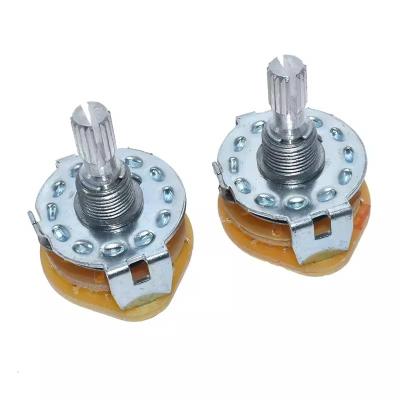 Китай OVER 10000 Cycels Mechanical Life Rotary Circuits Switches DC30V 0.3A Max. Current For Benefit продается