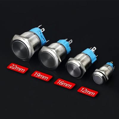 China 16mm Cut-out Size Lighting Push Button Switch with 1A Current Rating for Customizable Lighting Solutions for sale