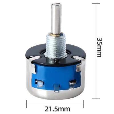 China WX14-12 3w singleturn wire wound potentiometer 1k 2k2 3k3 4k7 20k 10k 22k 100r 470r adjustable resistor for sale