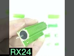 RX24 Aluminum Case Resistor 50w Green Current Limiting Aging Load Resistor