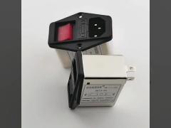 DBI5-S EMI Filter With Dual Fuse And Switch IEC Socket Power Filter