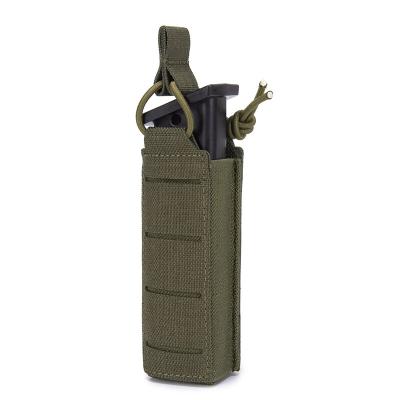 China GAF 1000D 9mm Pistol Magazine Pouch Nylon Military Laser Cut Single Molle for sale