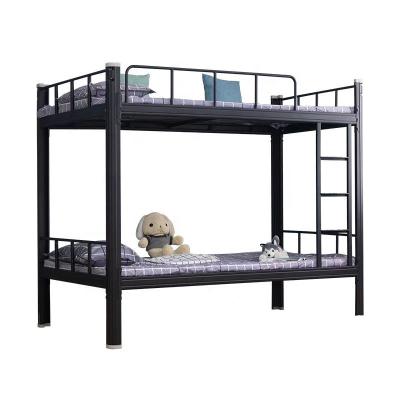 China Adjustable (Size) Customized High Quality White Color Metal Student Bunk Bed With Shoe Cabinet Kids Adult Bunk Bed for sale