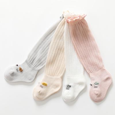 China QUICK DRY Knee High Lace Infants Socks Baby Kids Summer Colorful Stocking Socks for sale