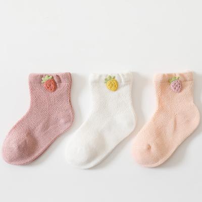 China QUICK DRY High Quality Custom Socks Solid Color Soft Animal Socks Baby Cotton Kids Cloud Socks for sale