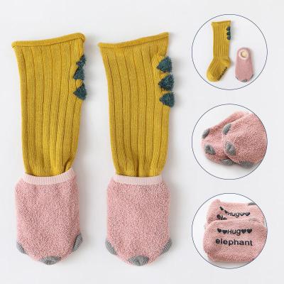 China Good breathable QUICK DRY direct sales baby bangs two-piece thickened stockings and cotton socks for sale