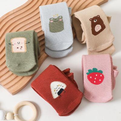 China QUICK DRY in sale custom made cute breathable thickened animal baby thongs baby stocking for sale