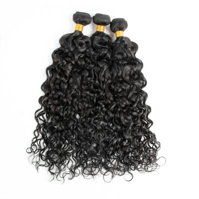 China Raw Regular Wave 100% Human Doner Cuticle Aligned Brazilian Hair Bundles for sale