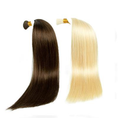 China Directly A Distributor Bulk Hair Wholesale Factory Price Customized Raw Cuticle Lined No Hair Weft Volume for sale