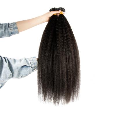 China Wholesale Factory 100% 12A u Tip Hair Extensions RAW Keratin Tip Water Wave Hair Extensions for sale