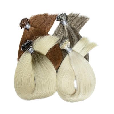 China Raw Soft Thick Double Pulled Virgin Virgin Cuticle Aligned Hair Ring Human Hair Extensions Nano for sale