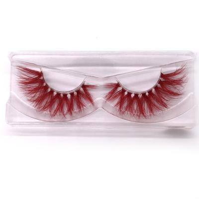 China Natural long new star is 100% same mink eyelashes accept OEM 3d colored eyelashes for sale